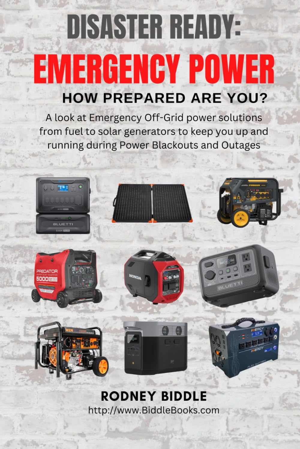 Disaster Ready: Emergency Power book cover by Rodney Biddle